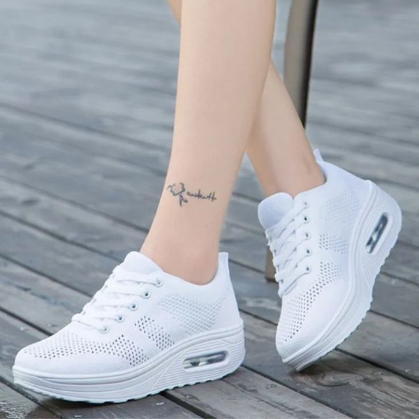 Marion - Chaussures Orthopédiques Femme Casual avec Semelle Plateforme et Coussin d'Air