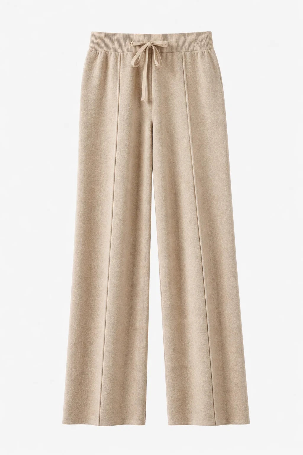 Pantalon Femme - Taille Élastiquée Cordon Jambe Large | Casual