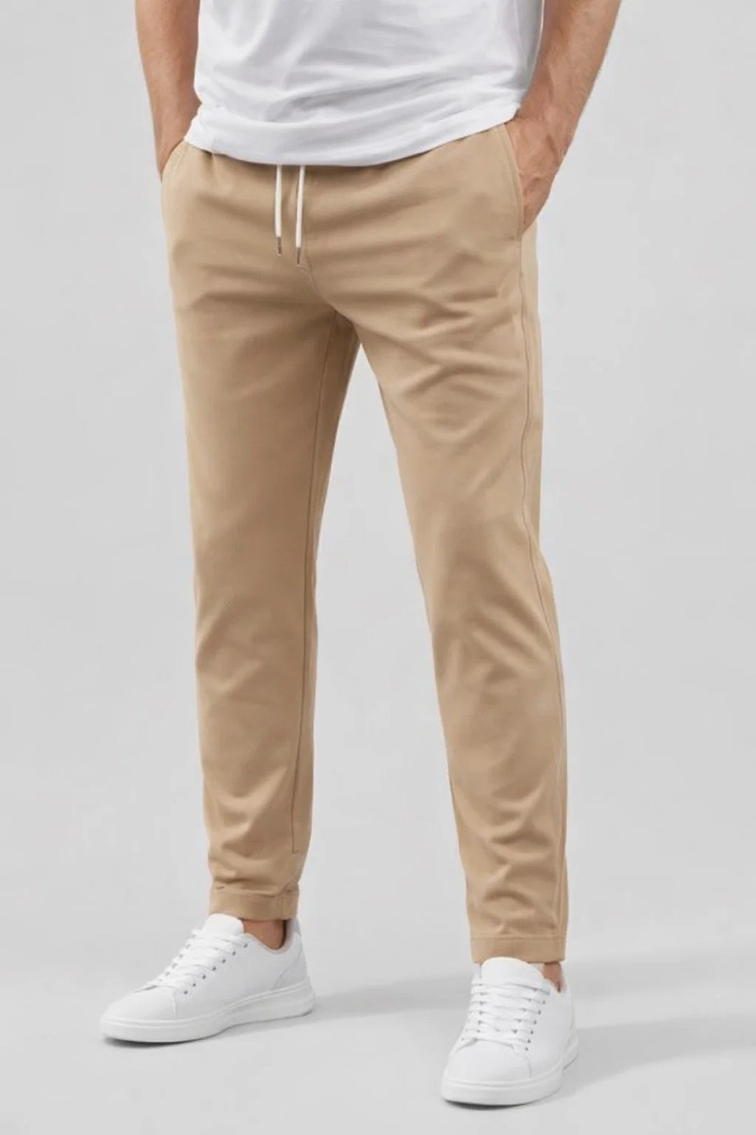 Pantalon Homme - Coupe Slim Taille Élastique | Confort Casual