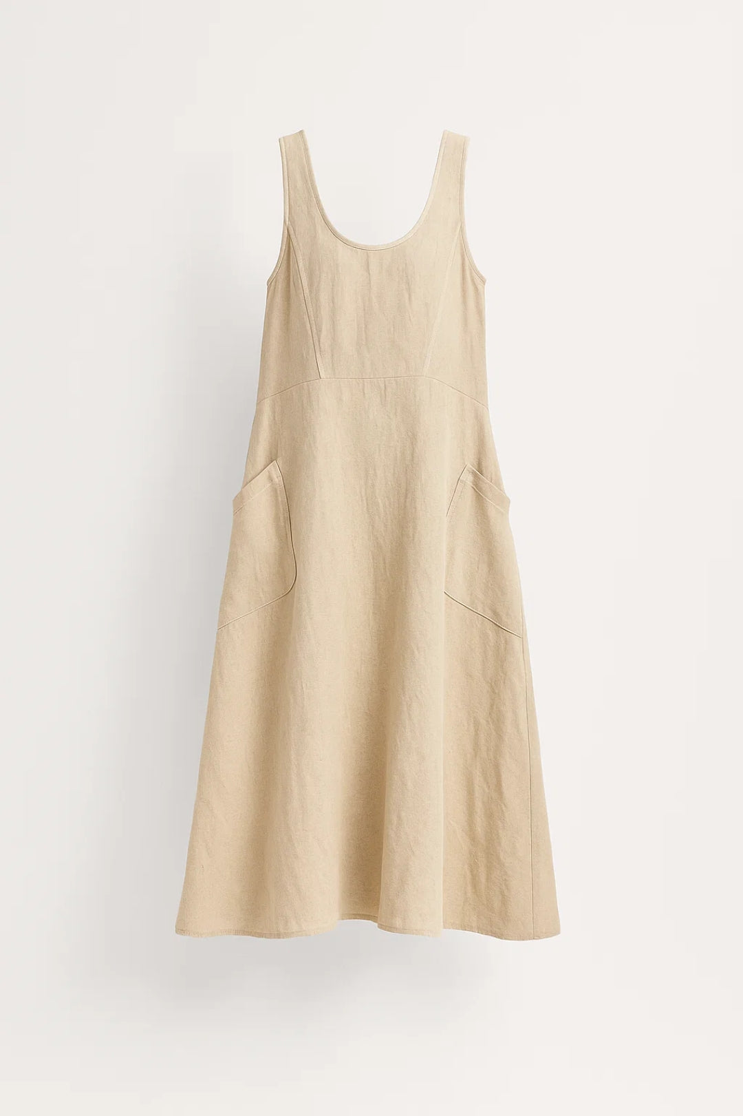Robe Midi Femme - Sans Manches Ample avec Poches | Casual