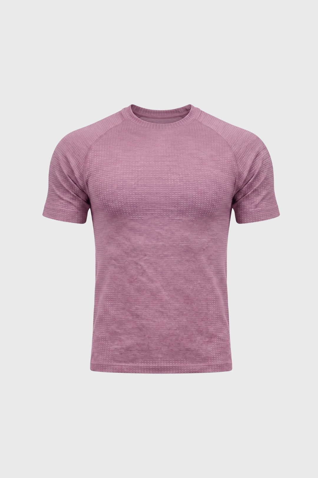 T-Shirt Homme - Texture Gaufrée Col Rond | Sport Élégant