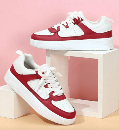 Anaïs - Chaussures Orthopédiques Femme Streetwear avec Empiècements Colorés