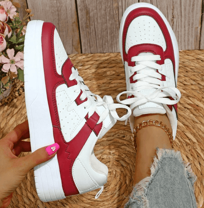 Anaïs - Chaussures Orthopédiques Femme Streetwear avec Empiècements Colorés