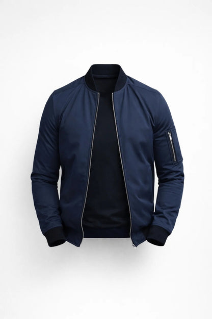 Blouson Homme | veste légère & bomber urbain col teddy zippé pour Printemps