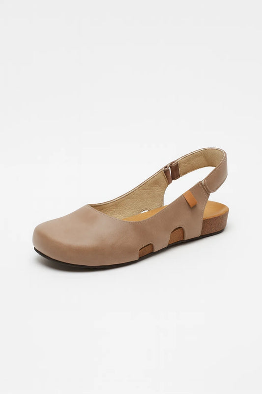 Sandales Femme - Slingback Bout Fermé Semelle Plate | Casual