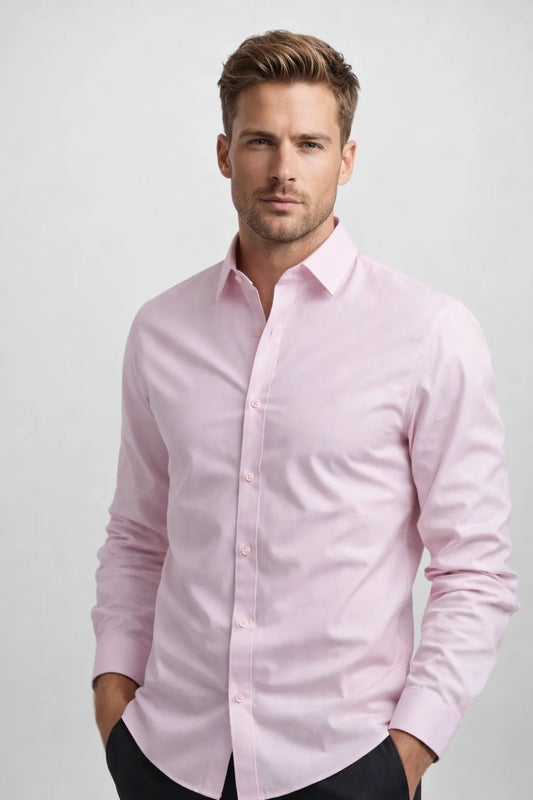 Chemise Homme | coupe ajustée & élégance manches longues pour Printemps