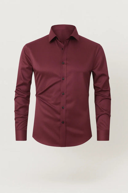 Chemise Homme - Coupe Ajustée Col Classique Boutons Assortis | Chic