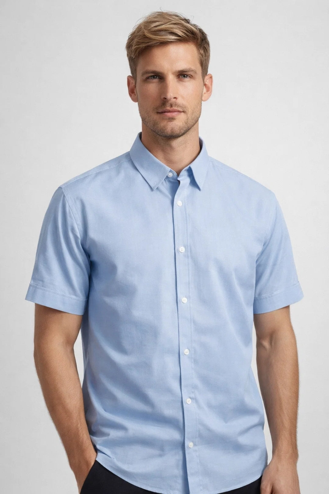 Chemise Homme - Manches Courtes Coupe Droite | Casual