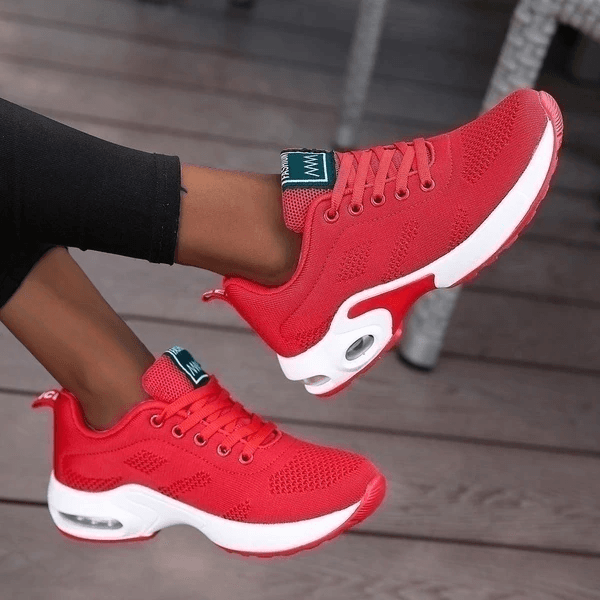 Clara - Baskets Orthopédiques Femme Légères avec Coussin Air et Lacets