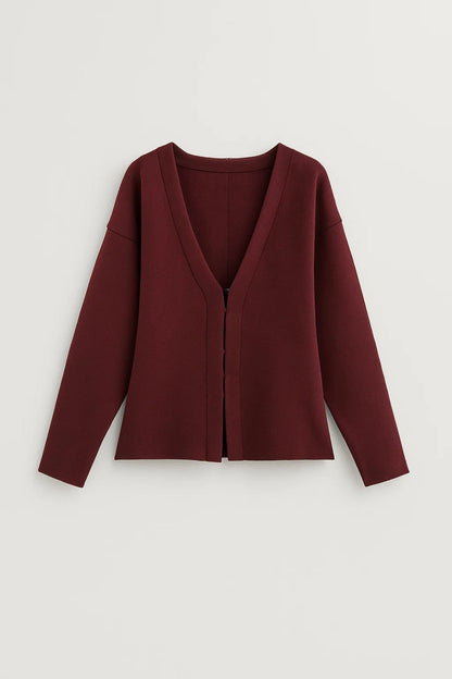 Ensemble Femme - Pull Col V et Mini Jupe Coordonnés | Chic