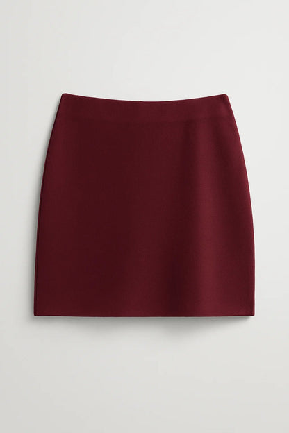 Ensemble Femme - Pull Col V et Mini Jupe Coordonnés | Chic