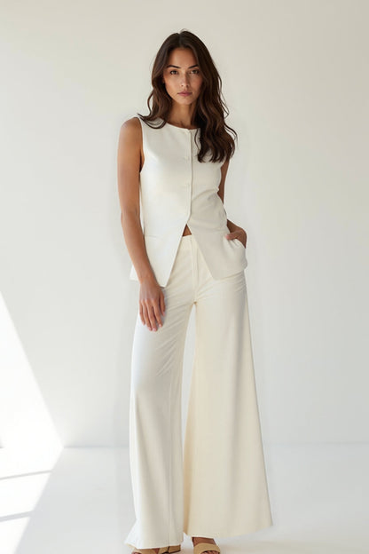 Ensemble Femme | texturé silhouette fluide pour Mi-Saison