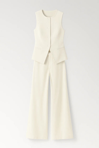 Ensemble Femme | texturé silhouette fluide pour Mi-Saison