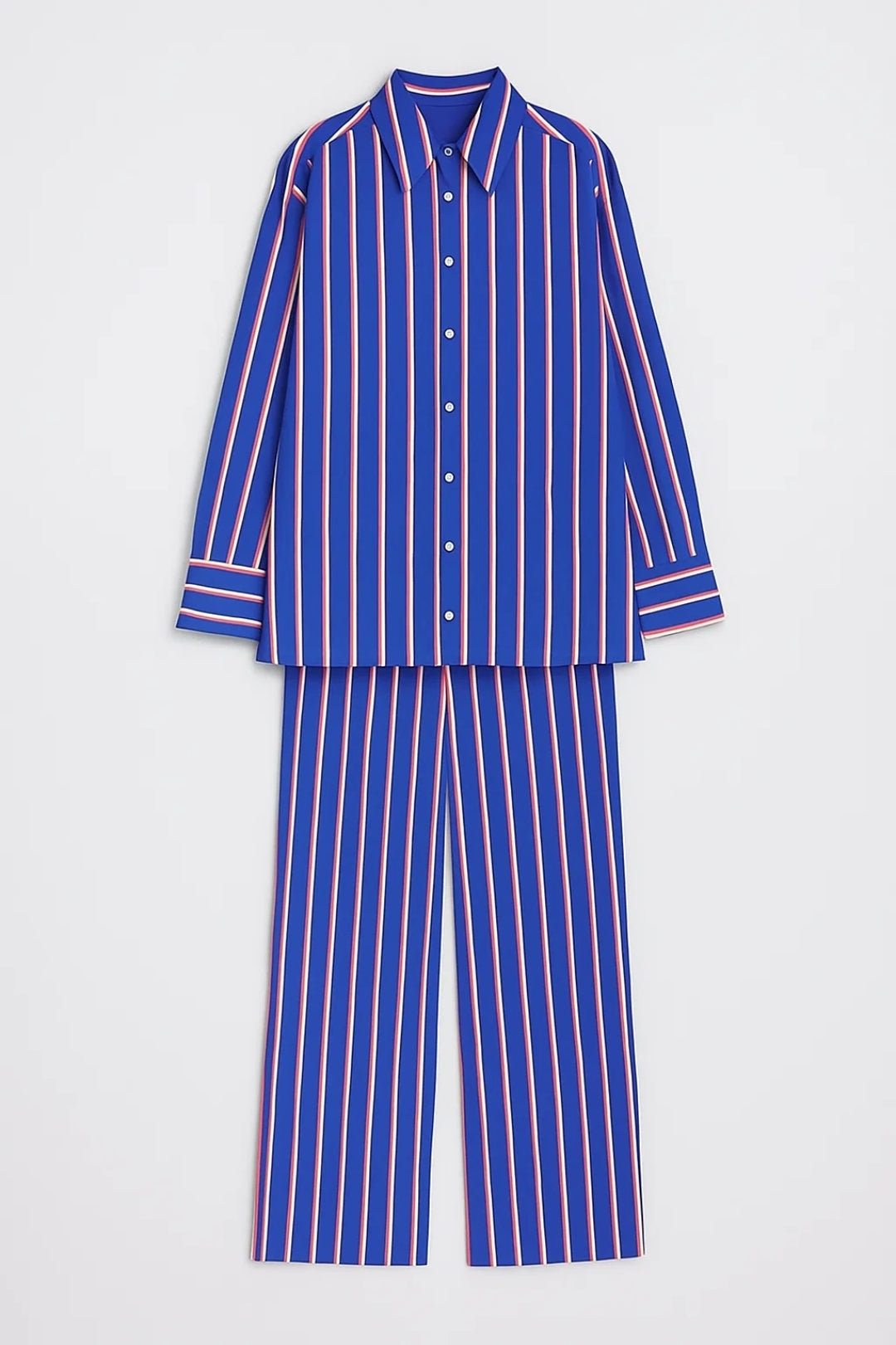 Pyjama Femme - Chemise et Pantalon Rayé | Confort Chic