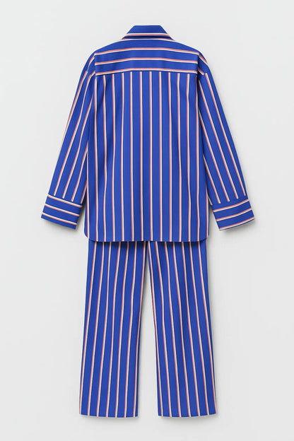 Pyjama Femme - Chemise et Pantalon Rayé | Confort Chic