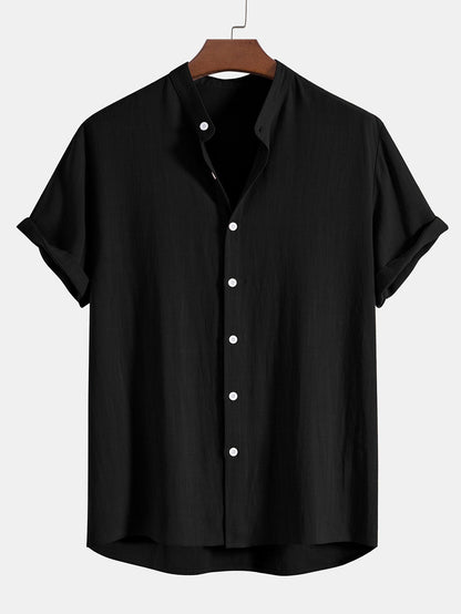 Hugo - Ensemble en Lin Homme Décontracté avec Chemise et Pantalon Casual Été