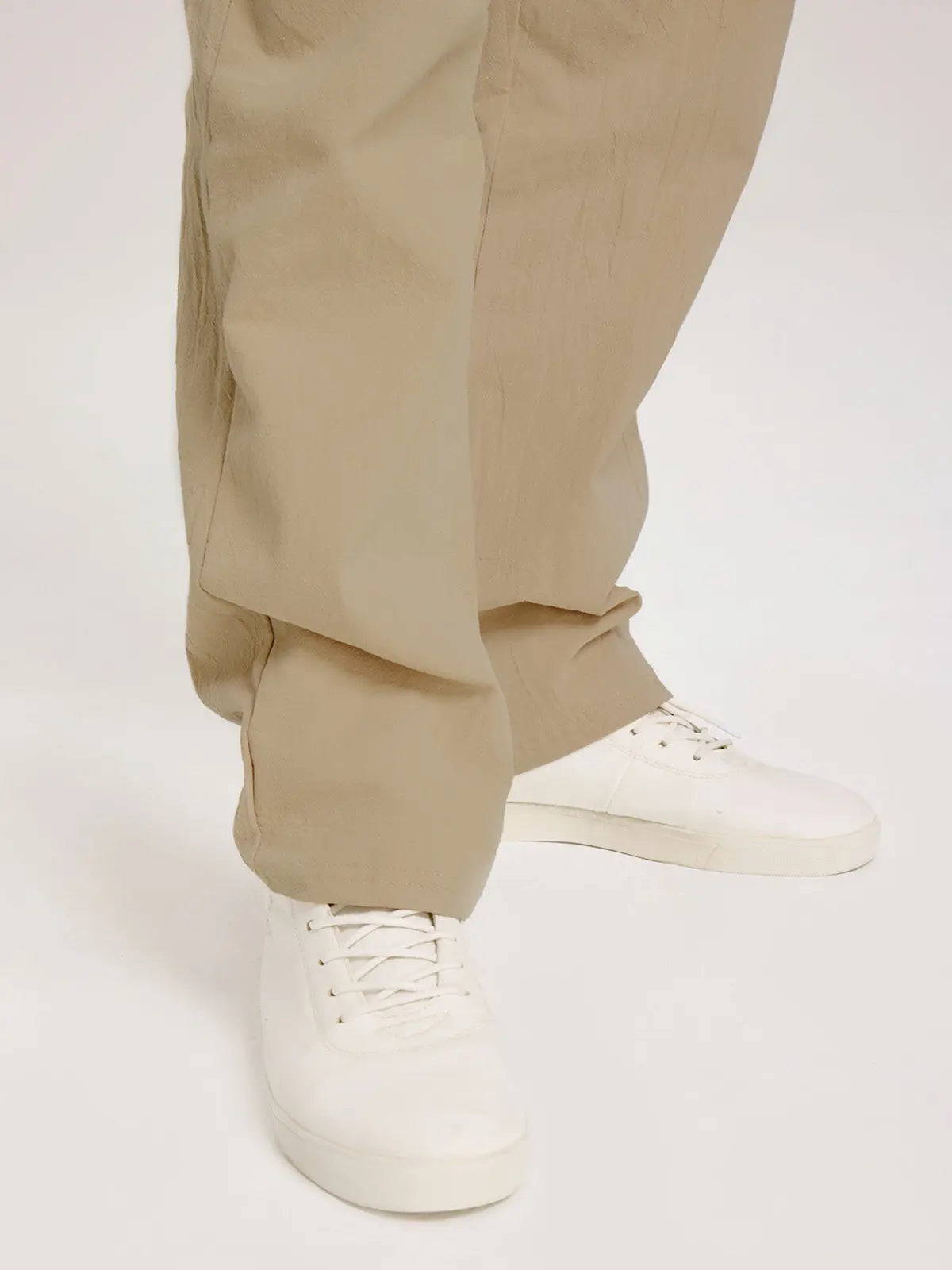 Hugo - Pantalon en Lin Homme Casual avec Taille Élastique et Cordon de Serrage