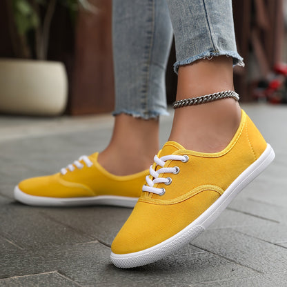 Jade - Baskets Femme Légères à Lacets Style Casual et Semelle Plate Tendance