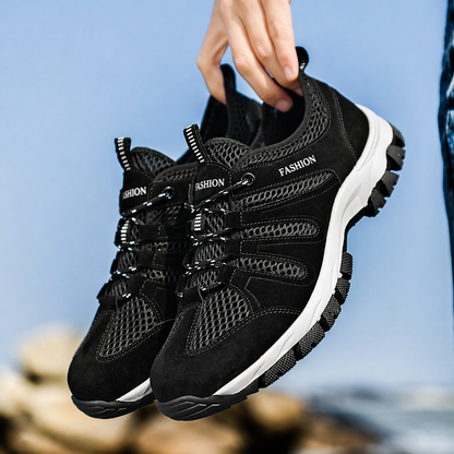 Jade - Chaussures Orthopédiques Femme Casual avec Semelle Crantée et Tige Mesh