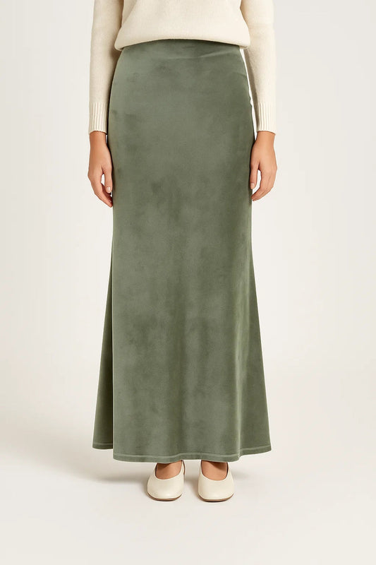 Jupe Longue Femme - Taille Haute Coupe Évasée | Élégante