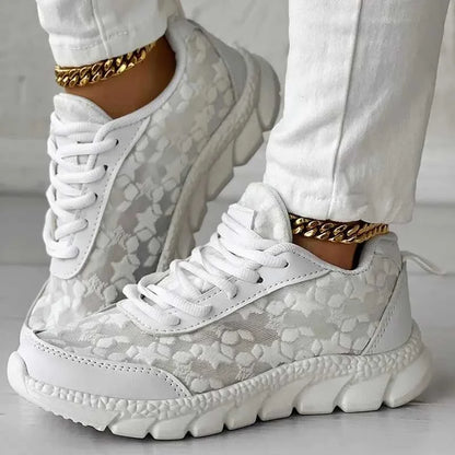 Léa - Baskets Orthopédiques Femme Légères et Confortables avec Semelle Souple