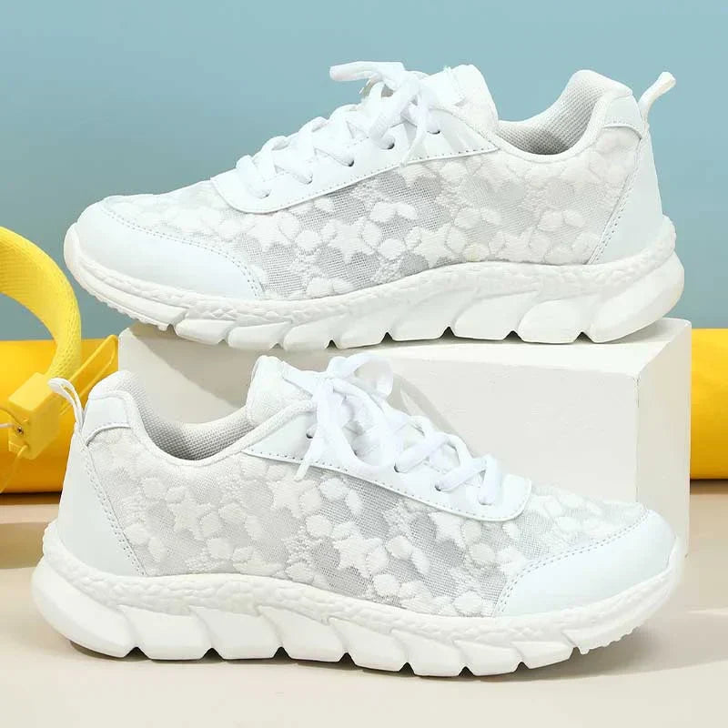 Léa - Baskets Orthopédiques Femme Légères et Confortables avec Semelle Souple