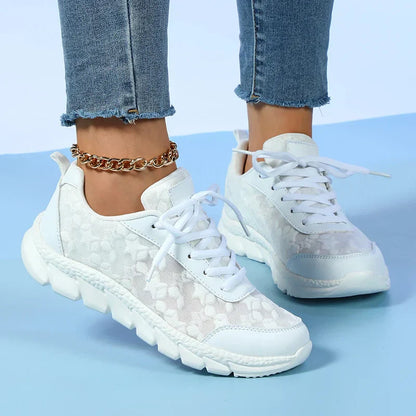 Léa - Baskets Orthopédiques Femme Légères et Confortables avec Semelle Souple
