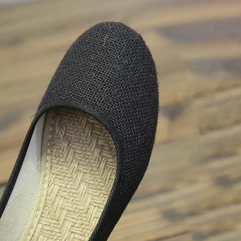 Lola - Sandales Orthopédiques Femme à Talon Compensé Chic et Semelle Raphia