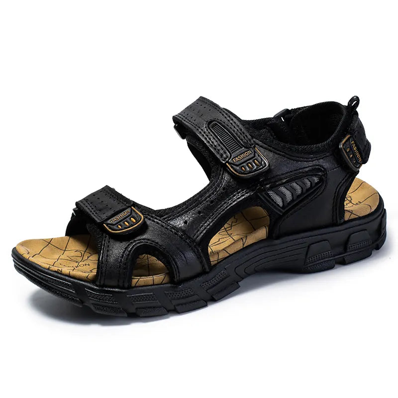 Manon - Sandales Orthopédiques Femme Tendance avec Brides Velcro et Semelle Crantée