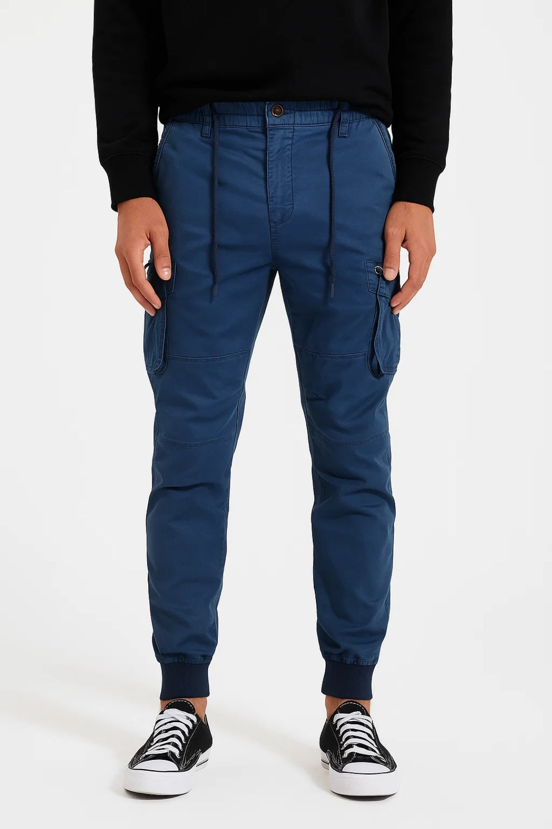Pantalon Cargo Homme - Jogger Élastiqué avec Poches Zippées | Casual