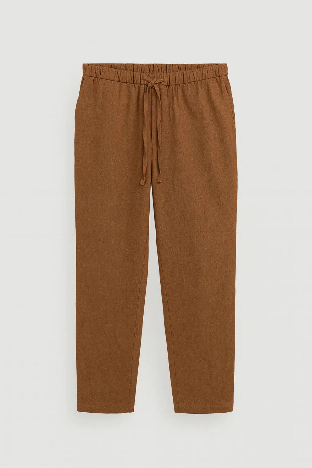 Pantalon Homme - Coupe Décontractée Taille Élastiquée Légère | Casual