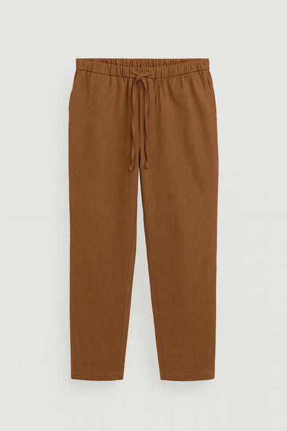 Pantalon Homme - Coupe Décontractée Taille Élastiquée Légère | Casual
