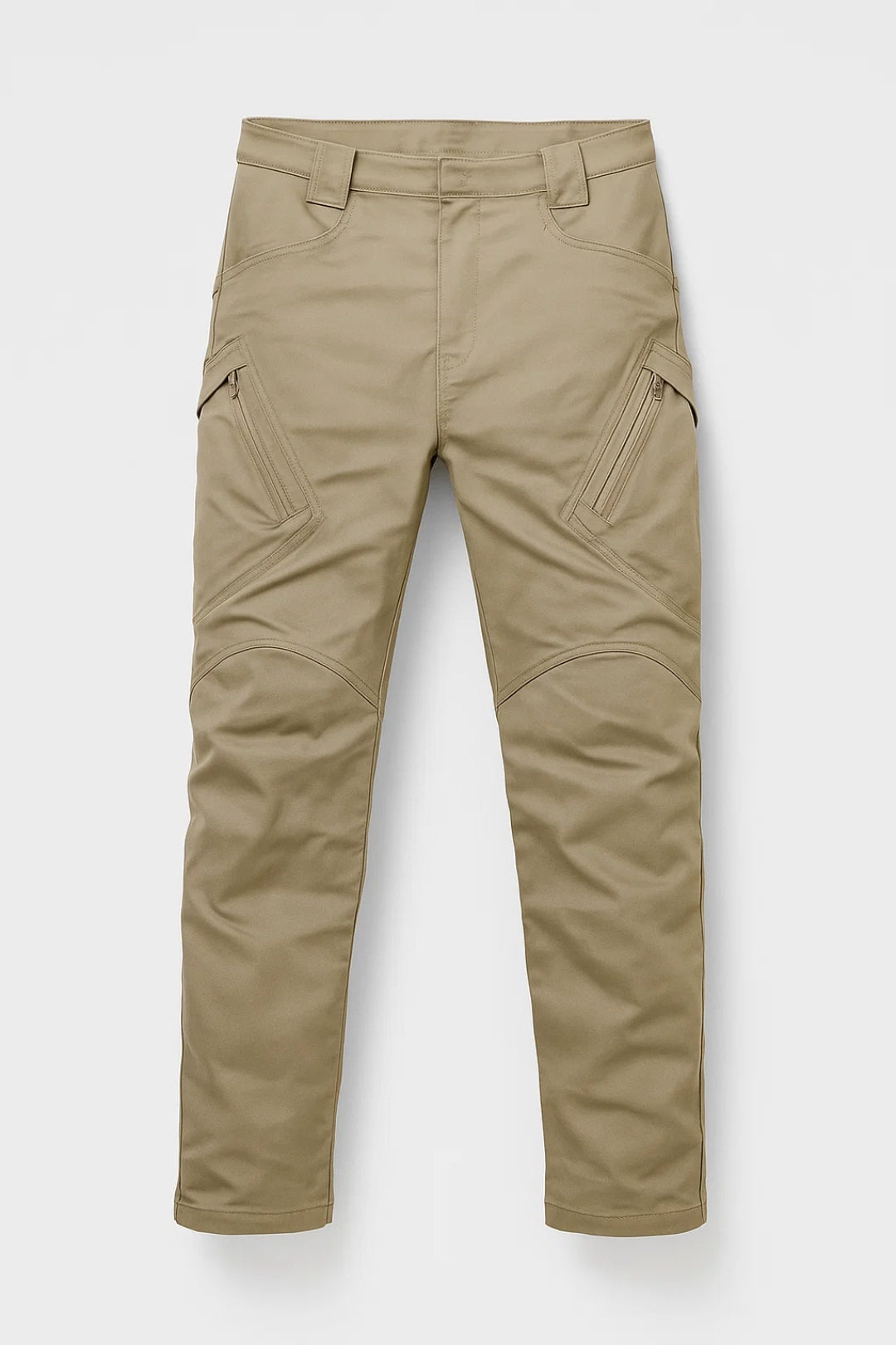 Pantalon Cargo Homme - Coupe Slim Poches Zippées Genouillères | Casual