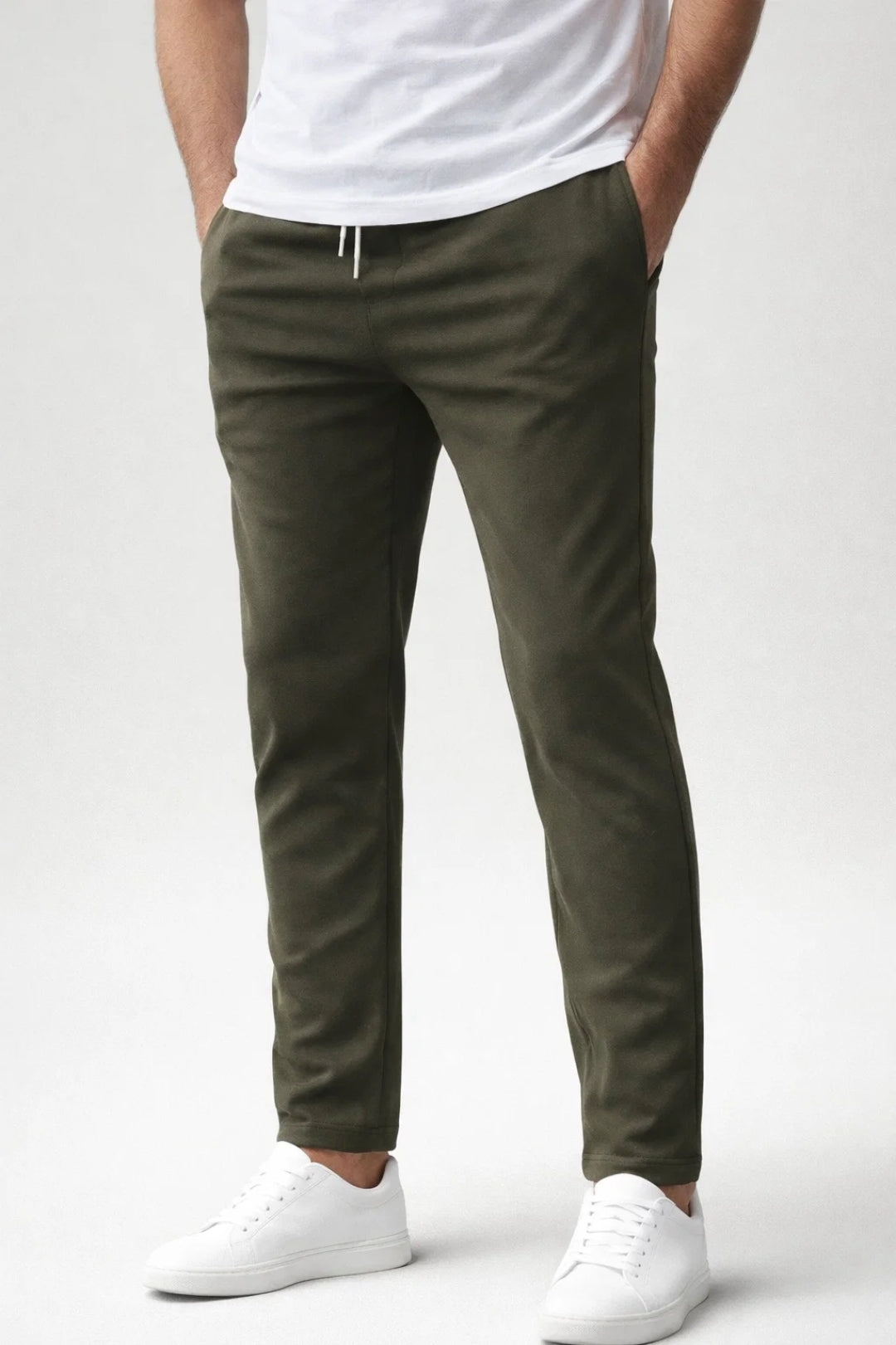 Pantalon Homme - Coupe Slim Taille Élastique | Confort Casual