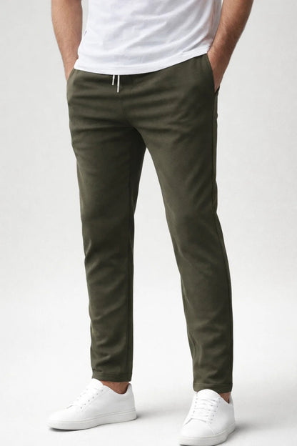 Pantalon Homme - Coupe Slim Taille Élastique | Confort Casual