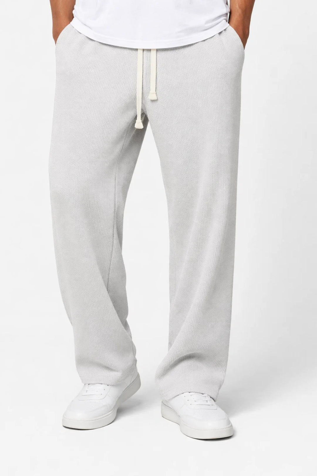 Pantalon Homme | tenue lounge & style décontracté taille élastiquée ajustable pour Été