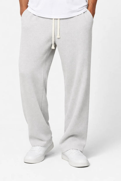 Pantalon Homme | tenue lounge & style décontracté taille élastiquée ajustable pour Été