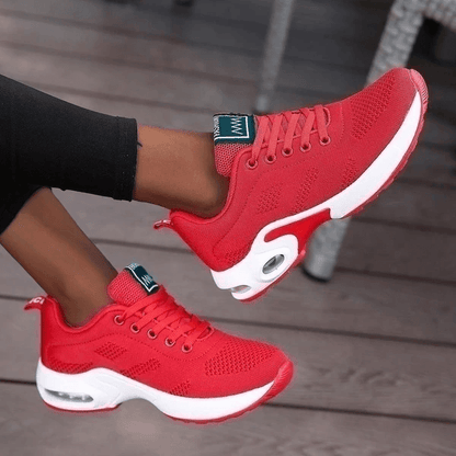Pauline - Chaussures Orthopédiques Femme Moderne avec Coussin d'Air et Tige Tricotée