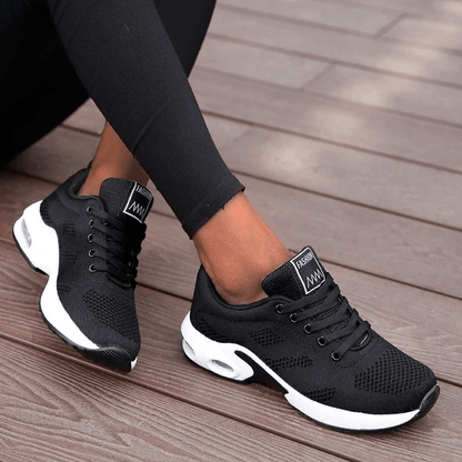Pauline - Chaussures Orthopédiques Femme Moderne avec Coussin d'Air et Tige Tricotée
