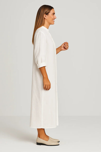 Robe Maxi Femme - Coupe Oversize Manches Bouffantes | Bohème