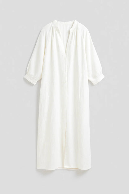 Robe Maxi Femme - Coupe Oversize Manches Bouffantes | Bohème