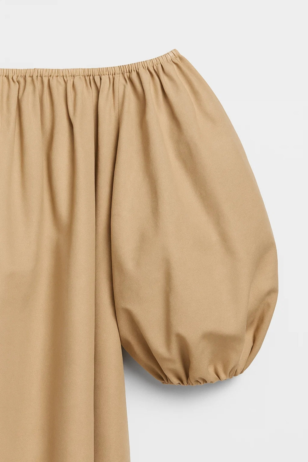 Robe Mini Femme - Épaules Dénudées Manches Bouffantes Ample | Casual