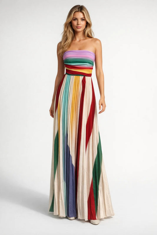 Robe Femme | Bohème Longue ligne fluide pour Été