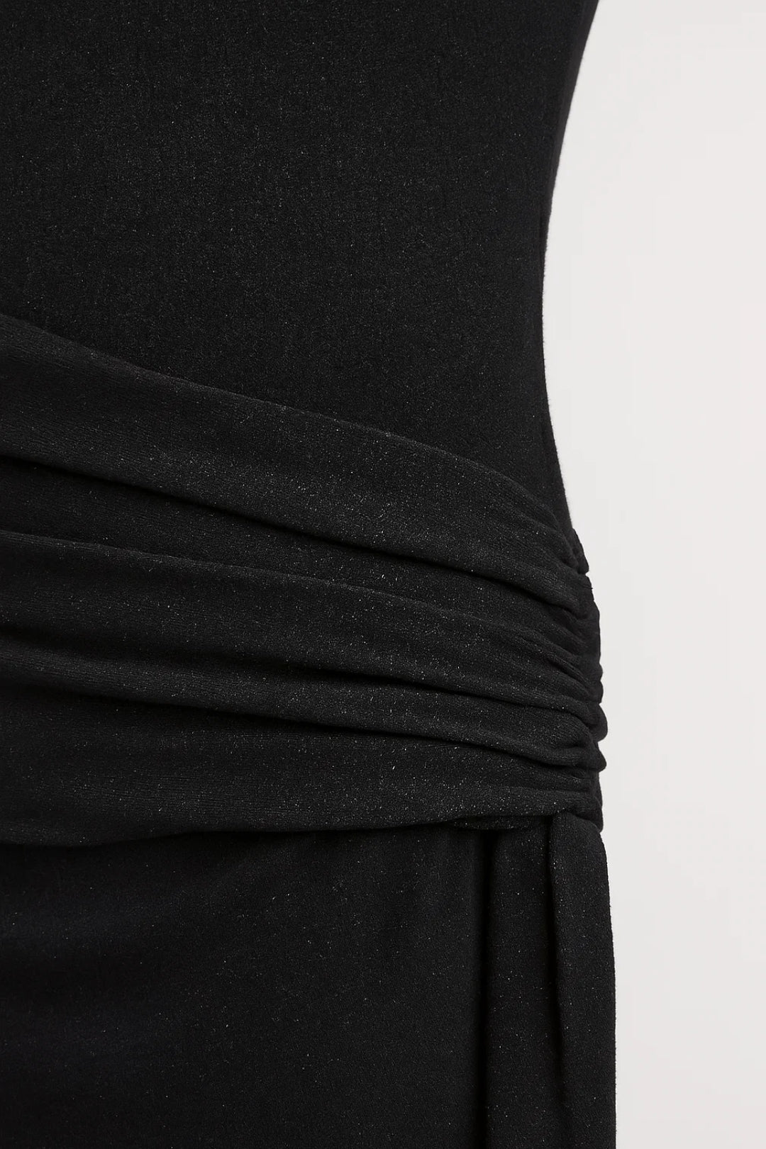 Robe maxi Femme - Ajustée Col Montant | Détail Ceinture