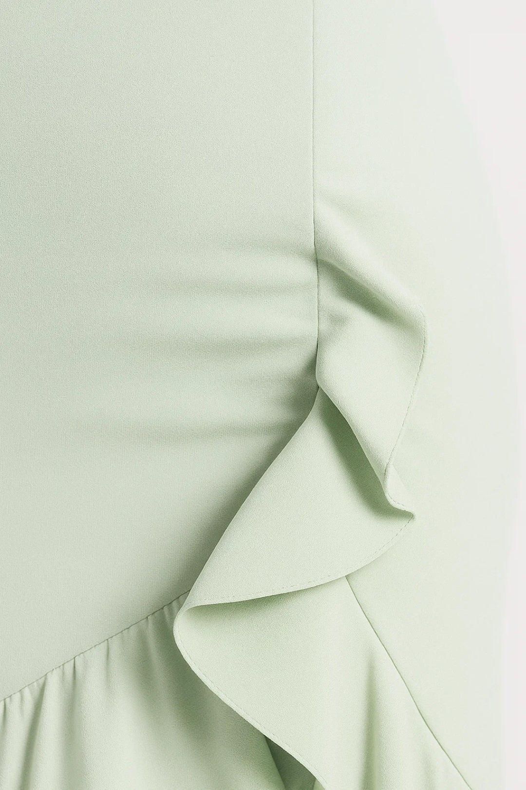 Robe Maxi Femme - Bustier Droit Volants Cascade Fente | Soirée