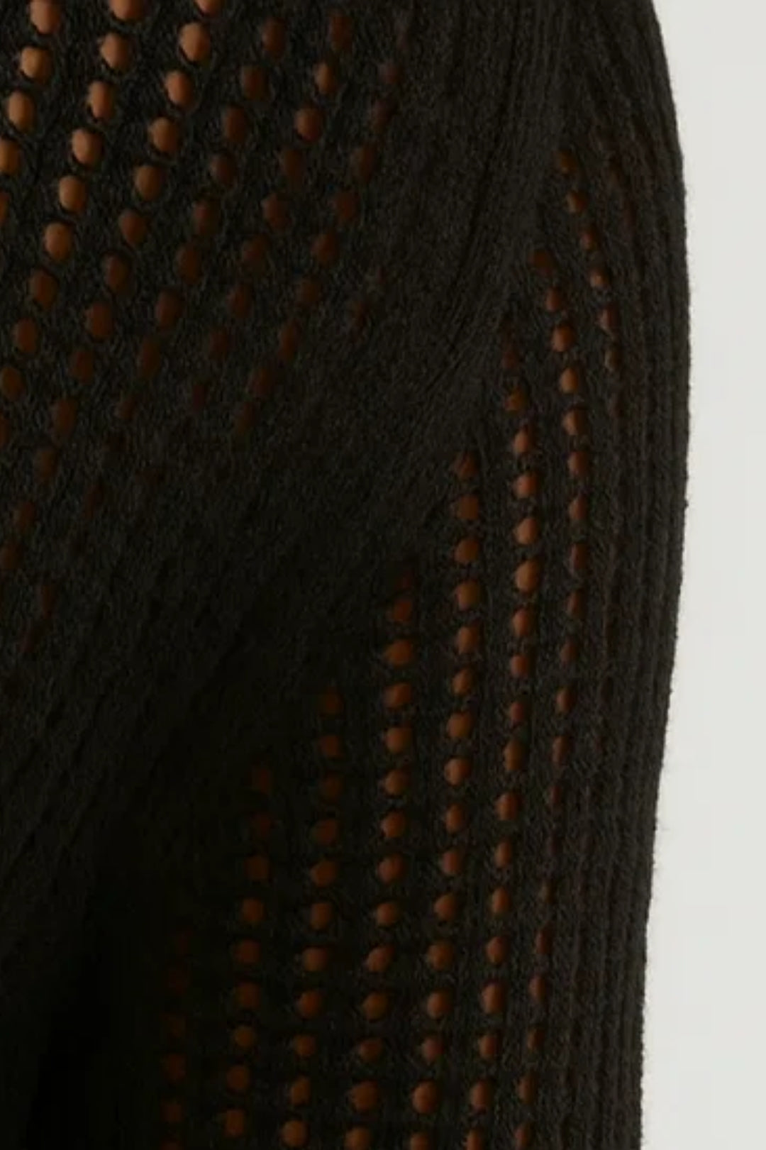 Robe Maxi Femme - Manches Longues Résille Coupe Évasée | Chic