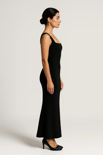 Robe Maxi Femme - Bretelles Larges Coupe Sirène Gainante | Soirée