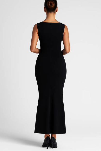 Robe Maxi Femme - Bretelles Larges Coupe Sirène Gainante | Soirée