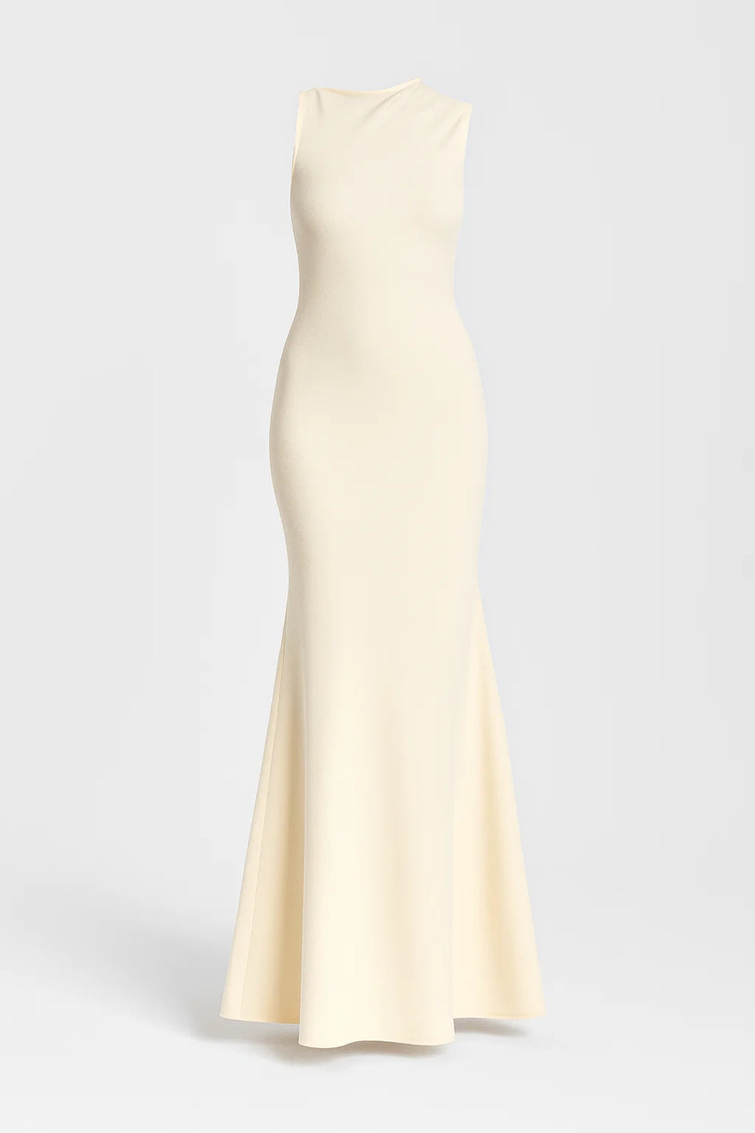 Robe Maxi Femme - Sans Manches Col Montant Coupe Sirène | Élégant