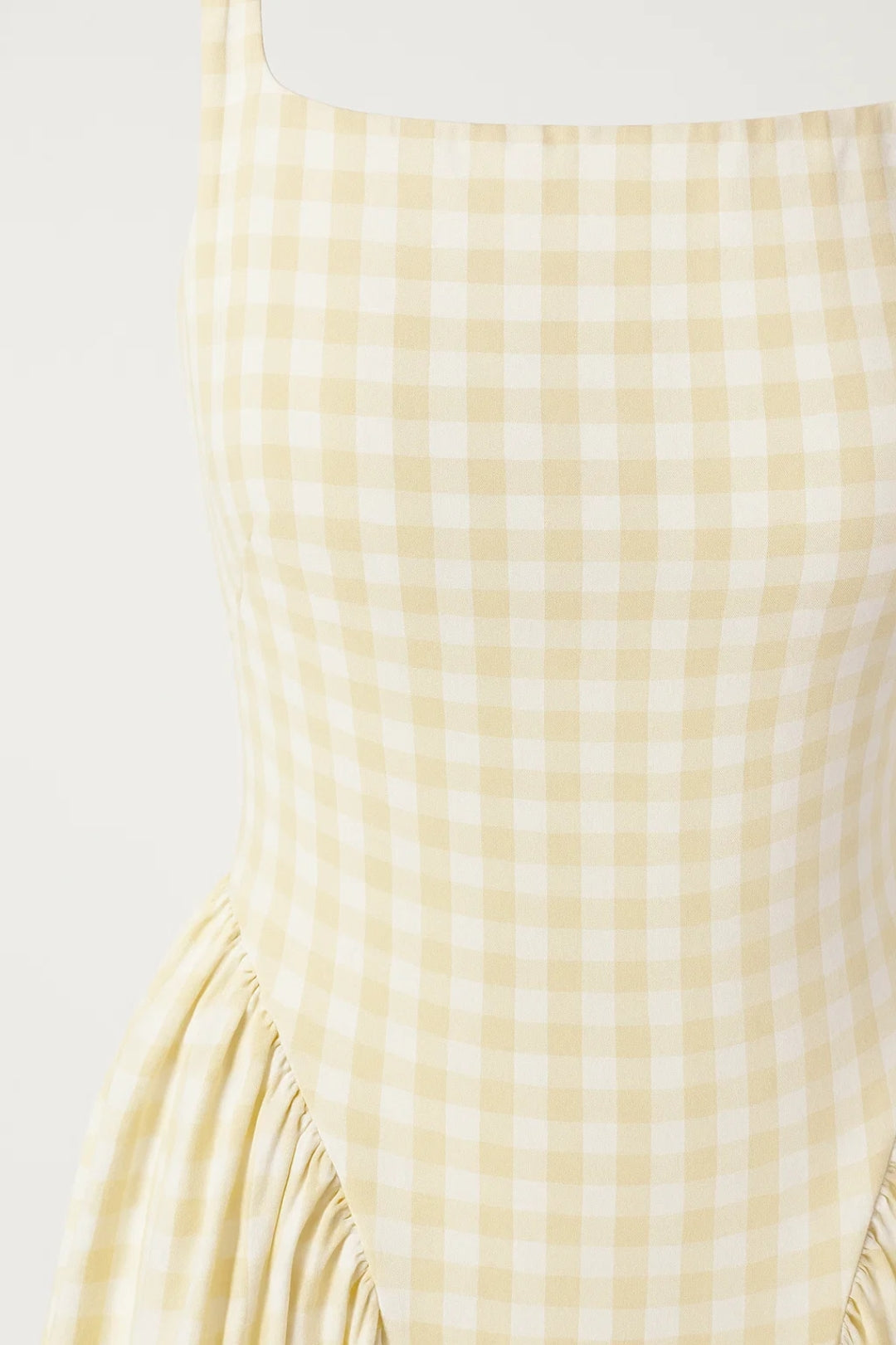 Robe midi Femme - À Carreaux Vichy Bretelles Ajustables | Estivale